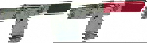 Pull-Action Latch Clamp: Horizontal, 450 lb, U-Hook, Flanged Base